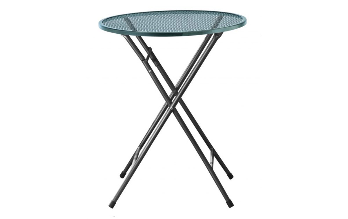 Kettler Calvia inklapbare tuintafel strekmetaal rond 60 cm | Antraciet