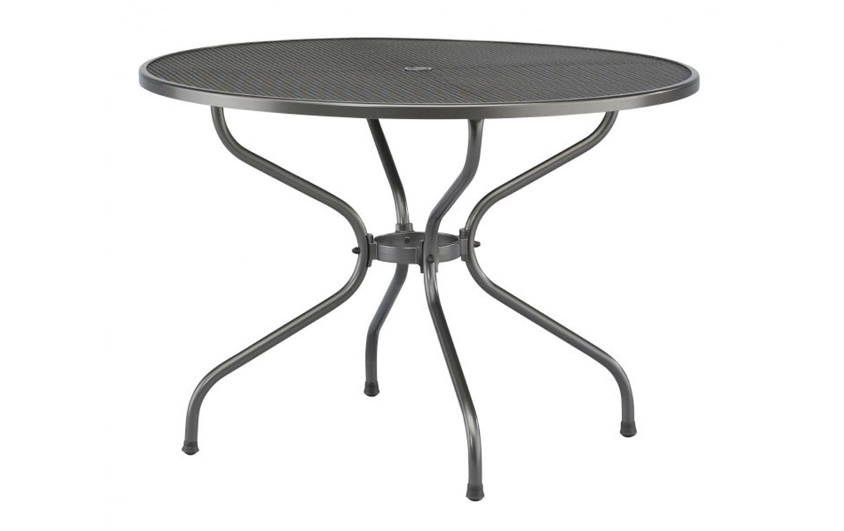 Kettler tuin eettafel strekmetaal rond 105 cm | Antraciet