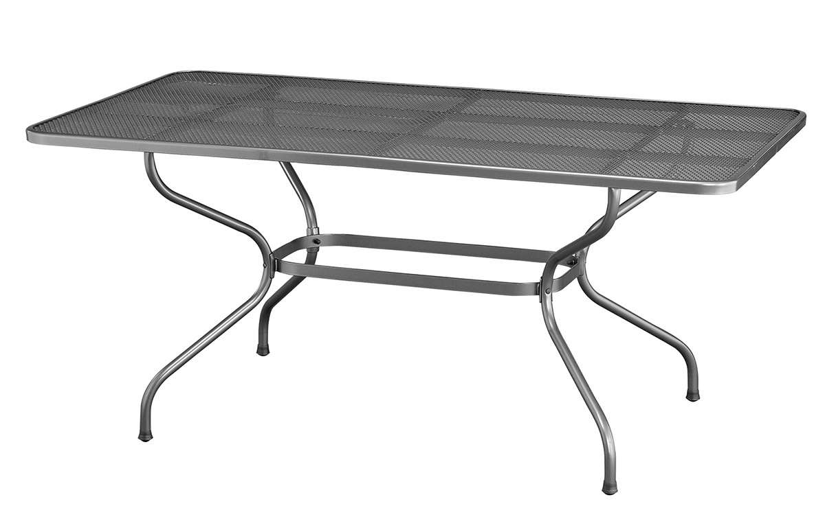 Kettler tuin eettafel strekmetaal 145 x 90 cm | Antraciet