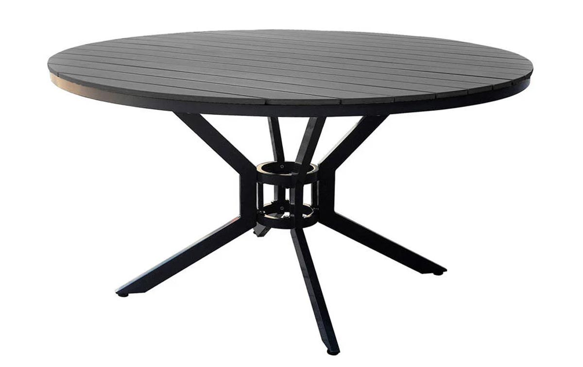 Sens-Line Jerry tuin eettafel rond 140 cm | Antraciet