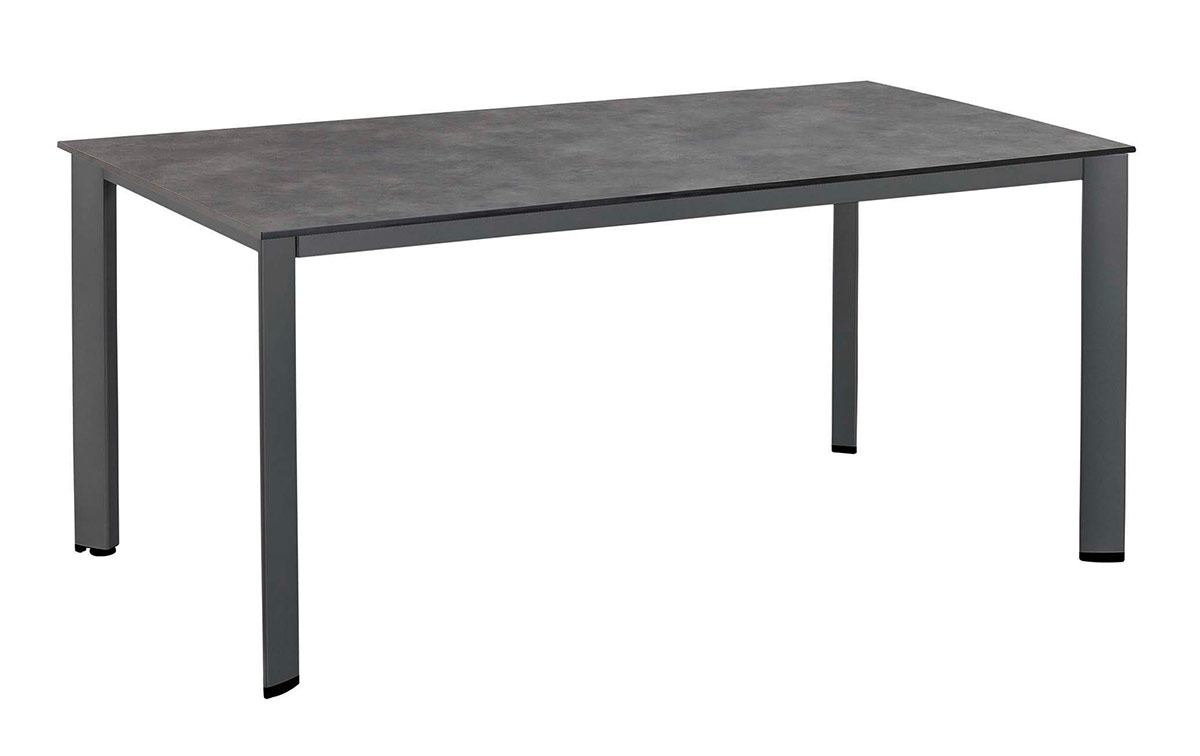 Kettler Jura Cubic tuin eettafel 160 x 95 cm | Antraciet