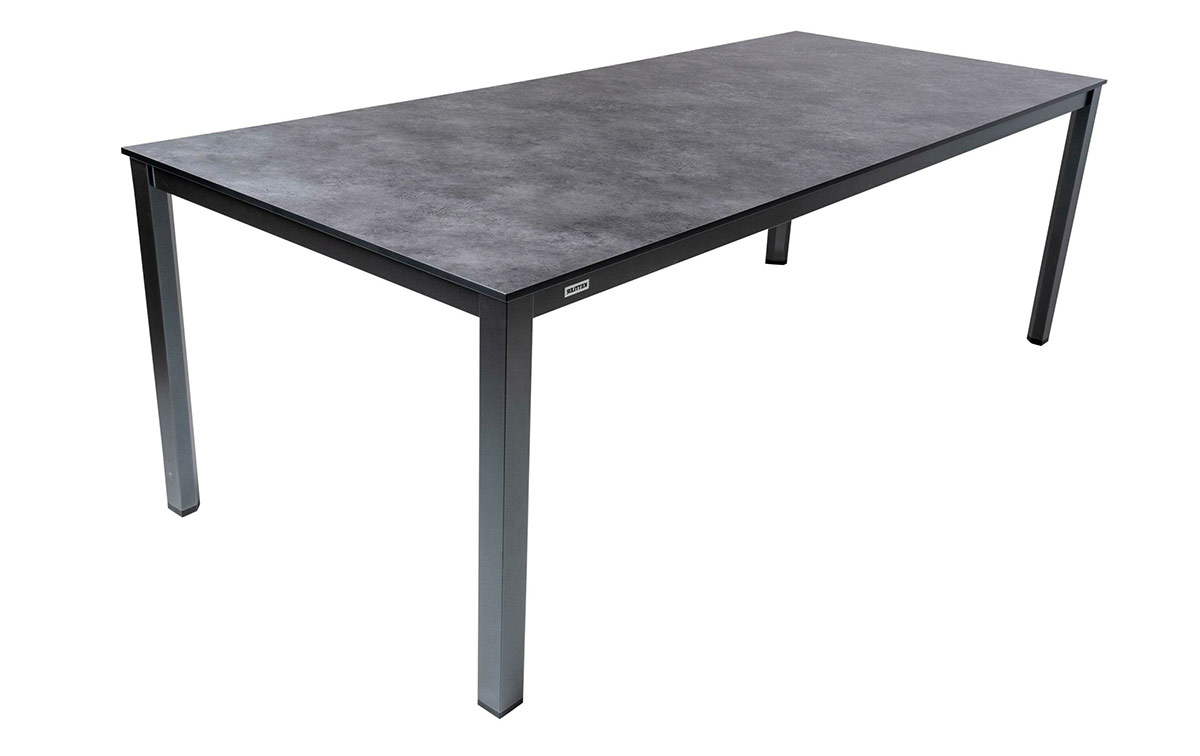 Kettler Jura Cubic tuin eettafel HPL 220 x 95 cm | Antraciet