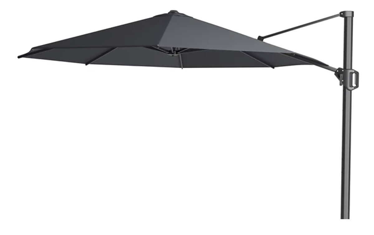 Platinum Challenger T1 zweefparasol rond 350 cm | Antraciet