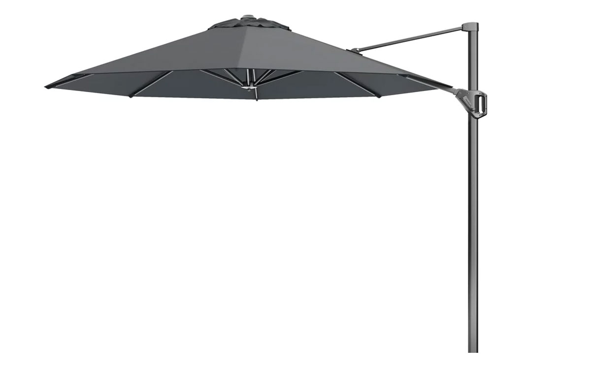 Platinum Platinum Voyager T1 zweefparasol rond 300 cm | Antraciet